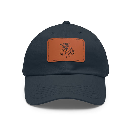 FGH Dad Hat with Leather Patch (Rectangle)